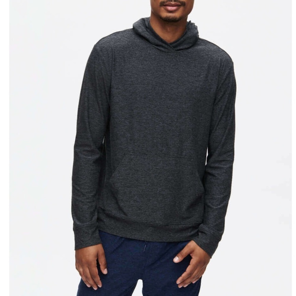 Outdoor Voices CloudKnit Hoodie Medium Charcoal Gray Active Athleisure Gorpcore